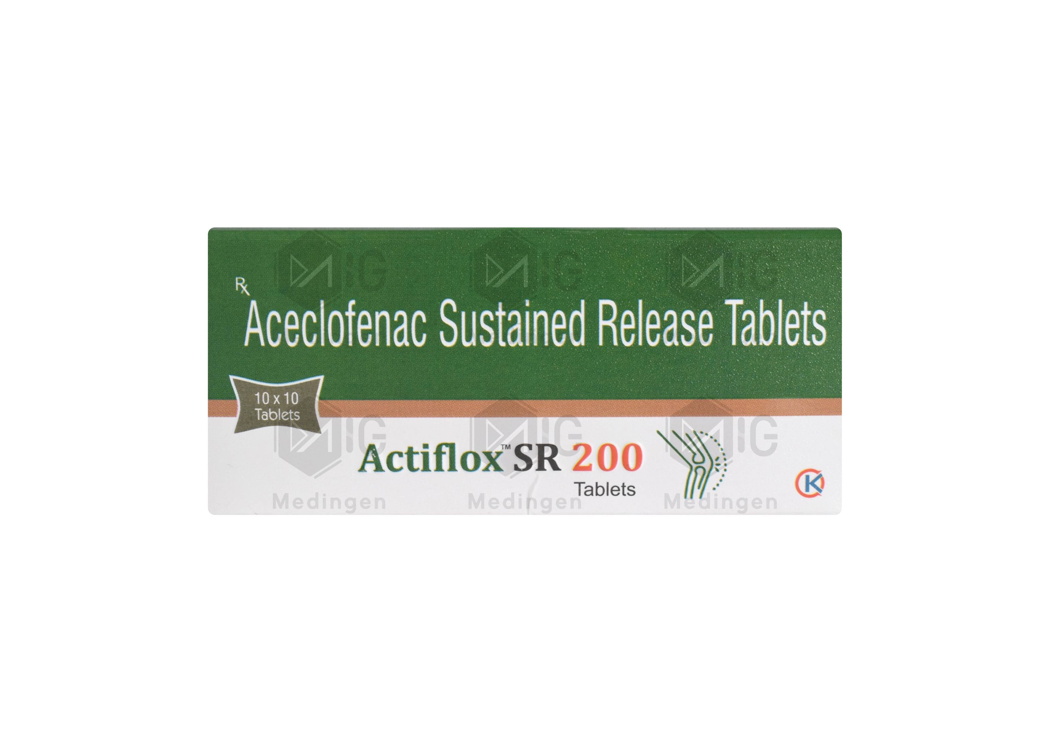 ACTIFLOX SR 200MG